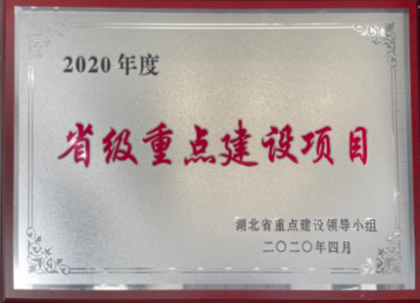 2020年度省級重點建設(shè)項目